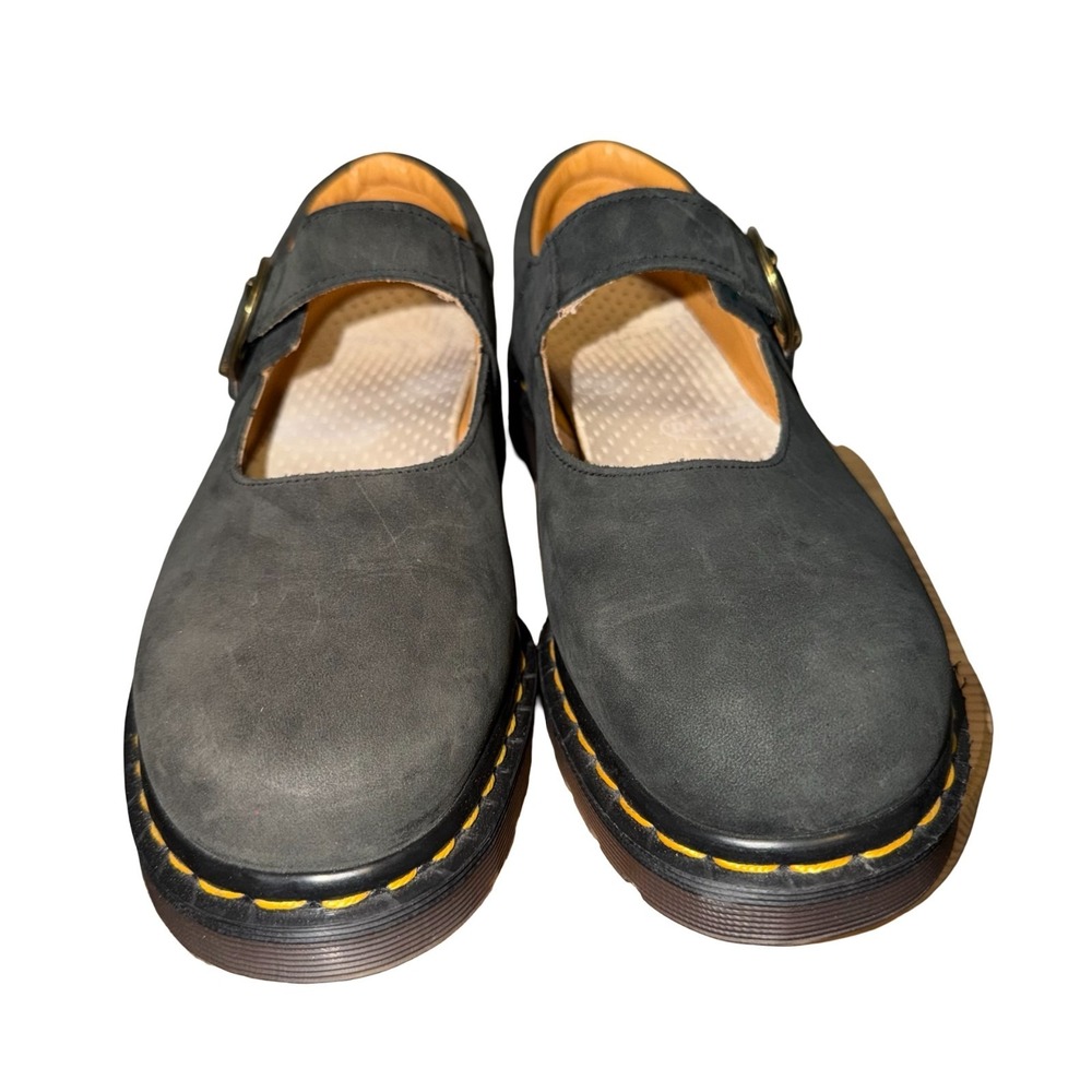 Dr. Martens VTG 90s Charcoal Gray Mary Jane's - UK 8/US W10 - Made In England - Picture 8 of 9